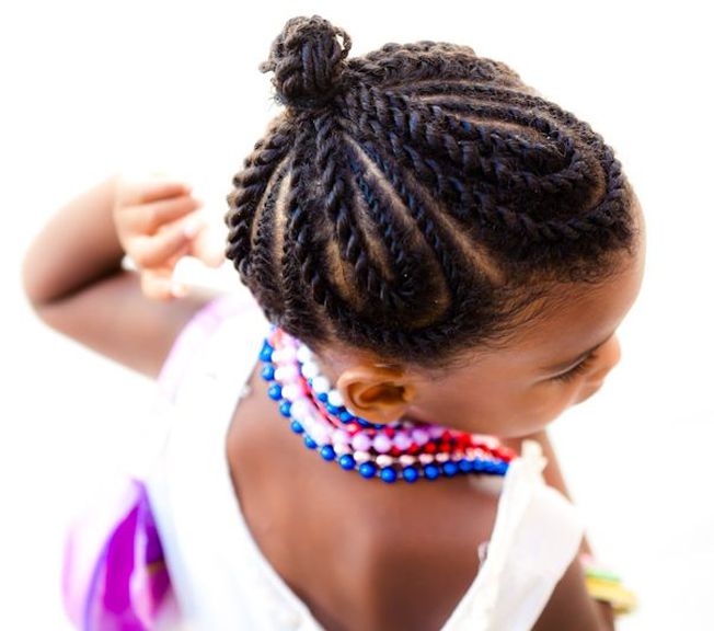 Natural hairstyles for little girls