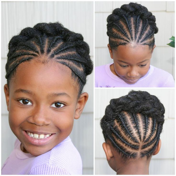 Natural hairstyles for little girls 